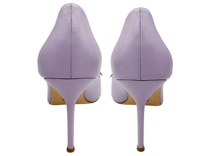Lederpumps mit Lavendel-Schleifendetail von Carolina Herrera - Ansicht 6