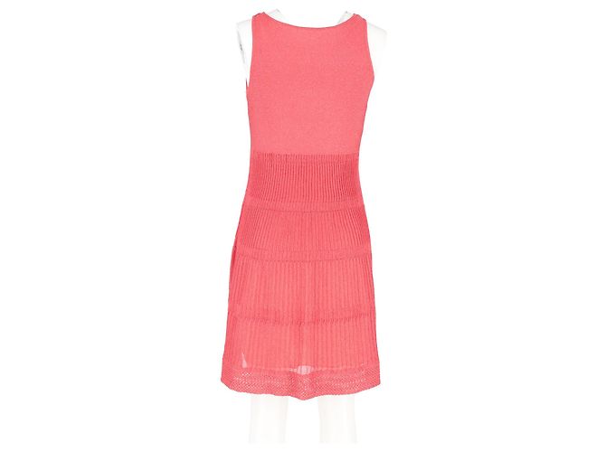 Vestido de punto sin mangas Missoni en algodón rosa - vista 6