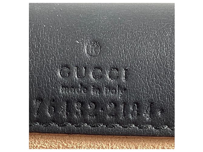 Borsa a Spalla Gucci Mini Dionysus in Pelle Scamosciata Nera Nero - vista 7