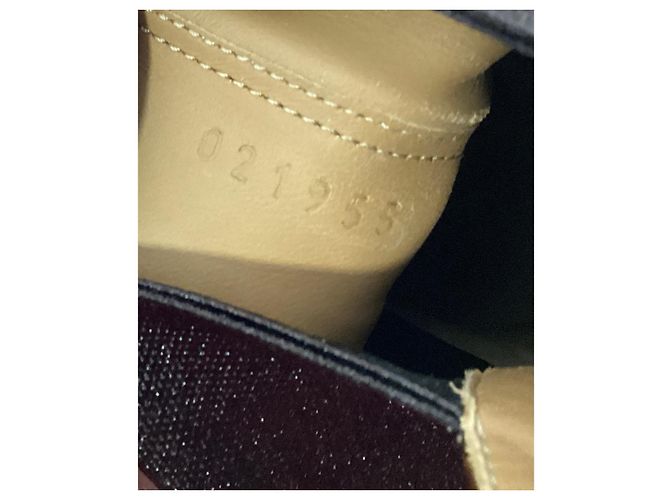 Botines de cuero marrón con estampado de cocodrilo Chloé Wave Castaño Roja - vista 16