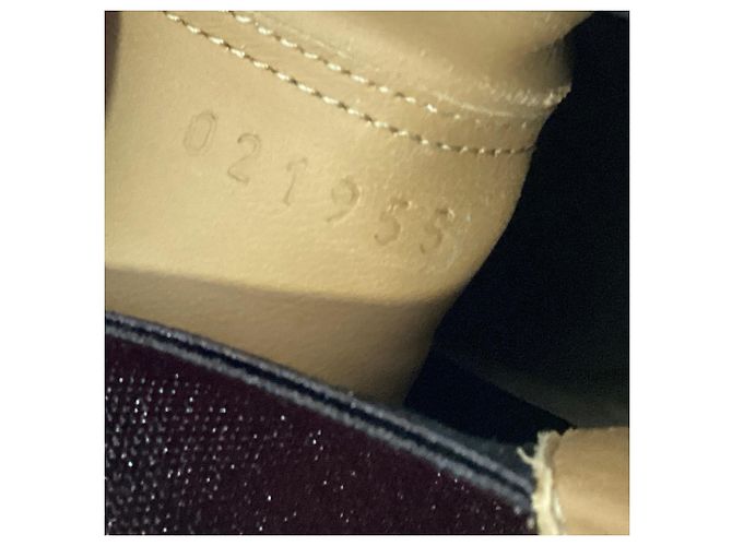 Botines de cuero marrón con estampado de cocodrilo Chloé Wave Castaño Roja - vista 8