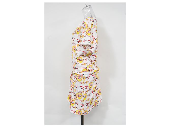 Abito t-shirt con stampa floreale Kenzo in cotone multicolore - vista 7