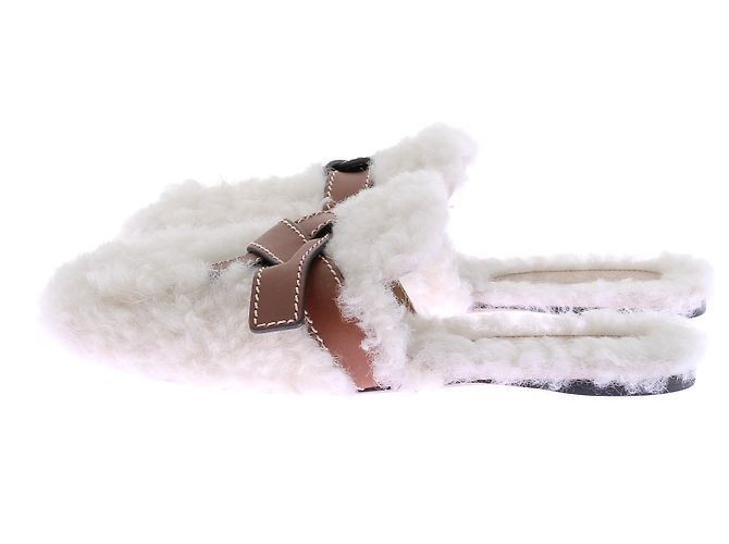 LOEWE Mules e tamancos T.EU 37 em pele de carneiro - vista 3