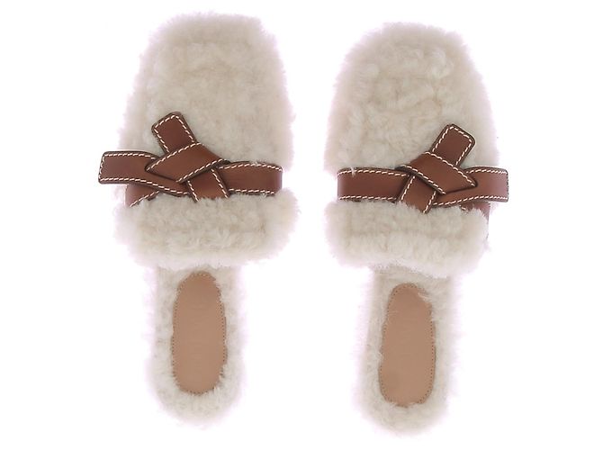 LOEWE Mules e tamancos T.EU 37 em pele de carneiro - vista 6