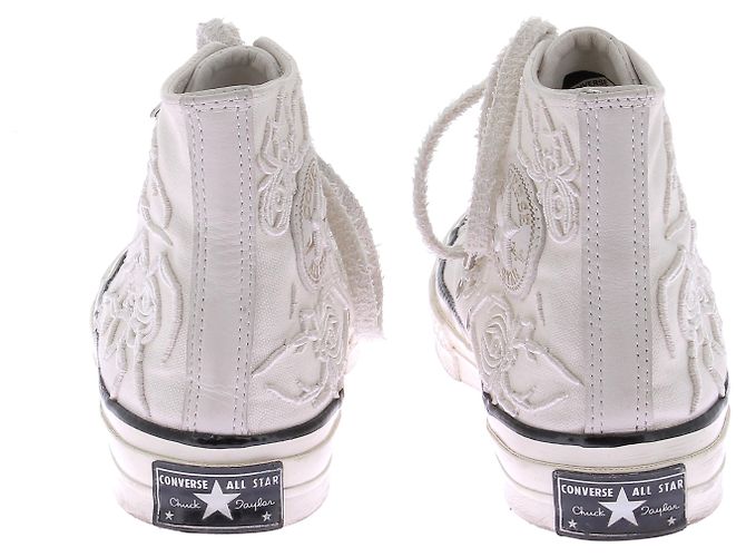 CONVERSE Sneaker T.US 5.5 aus Stoff Weiß - Ansicht 5