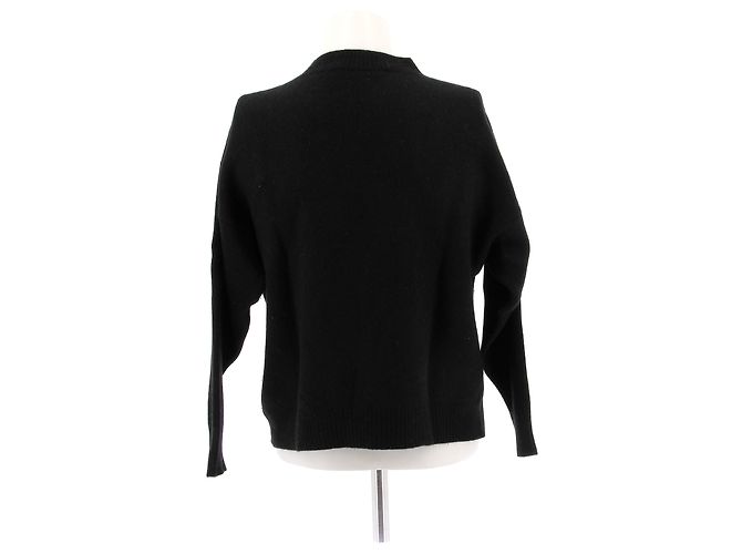 CHRISTIAN DIOR Strickwaren T.FR 40 Kaschmir Schwarz - Ansicht 2