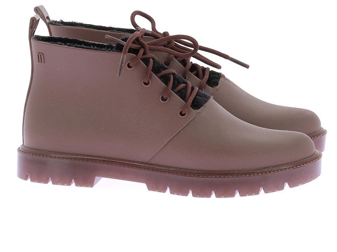 Botas ankle MELISSA T.EU 39 Plástico Marrom - vista 2