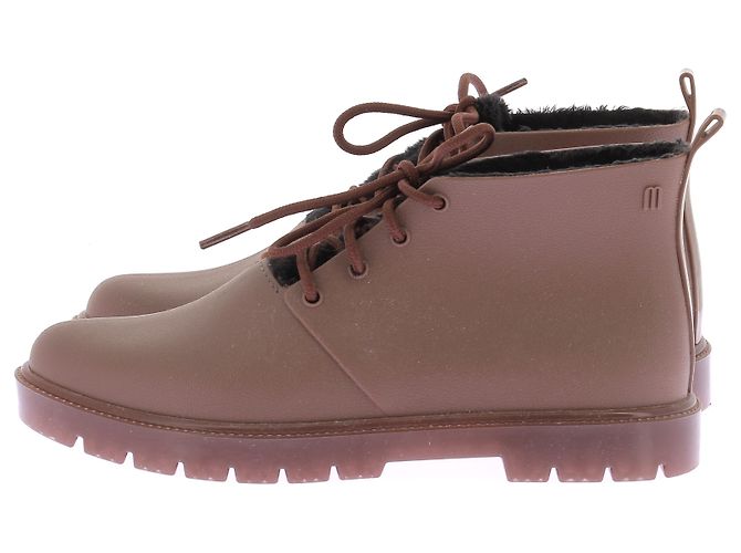 Botas ankle MELISSA T.EU 39 Plástico Marrom - vista 3