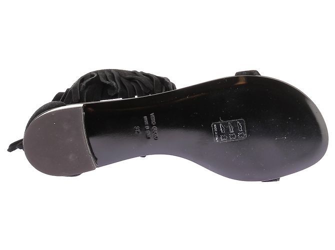Autre Marque GIUSEPPE ZANOTTI X BALMAIN Sandali T.EU 37 Pelle Nero - vista 7