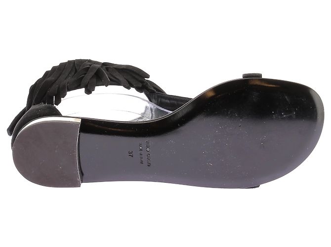 Autre Marque GIUSEPPE ZANOTTI X BALMAIN Sandali T.EU 37 Pelle Nero - vista 8