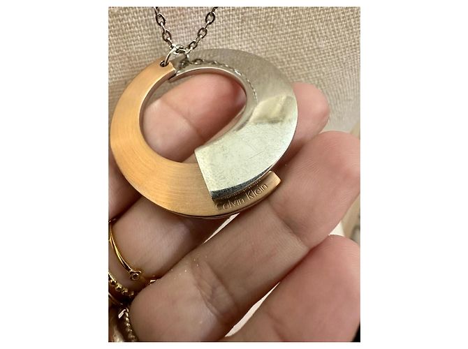 Collana lunga Calvin Klein adattabile a collana corta Silver hardware Gold hardware - vista 14