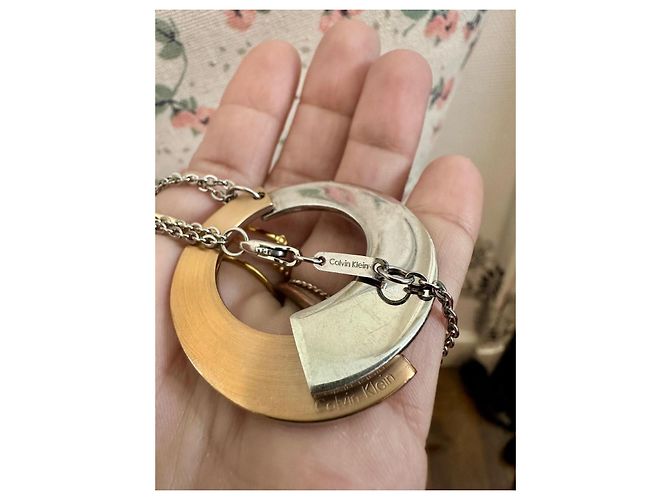Collana lunga Calvin Klein adattabile a collana corta Silver hardware Gold hardware - vista 4