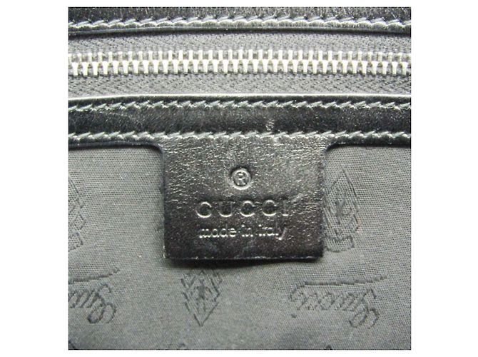 Damentasche aus Canvas Gucci GG Twins 232957 Schwarz Beige - Ansicht 10