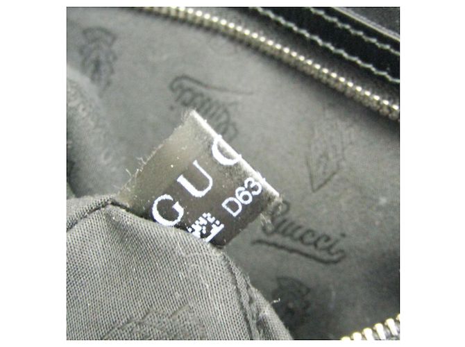 Damentasche aus Canvas Gucci GG Twins 232957 Schwarz Beige - Ansicht 12