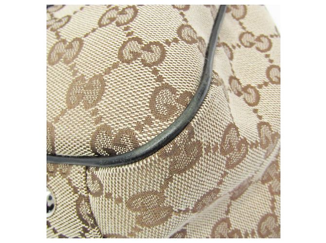 Damentasche aus Canvas Gucci GG Twins 232957 Schwarz Beige - Ansicht 5