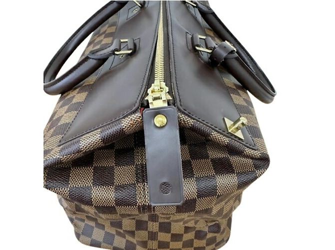 Borsa Louis Vuitton Greenwich PM Damier Ebano Marrone - vista 6