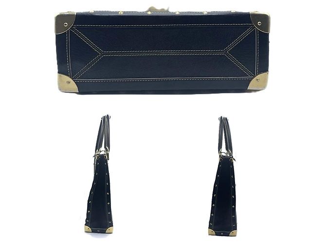 Borsa tote in pelle Suhali Louis Vuitton Nero - vista 4