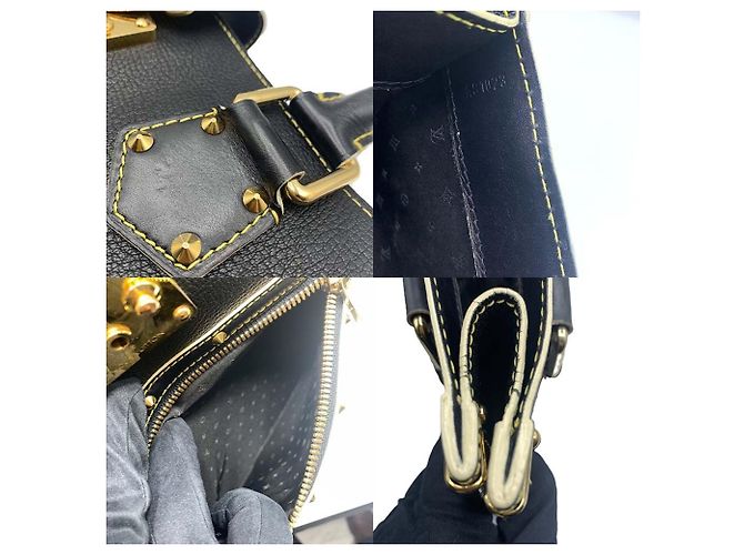 Borsa tote in pelle Suhali Louis Vuitton Nero - vista 6