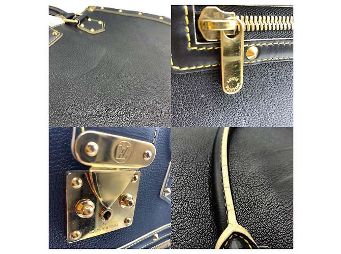 Borsa tote in pelle Suhali Louis Vuitton Nero - vista 7
