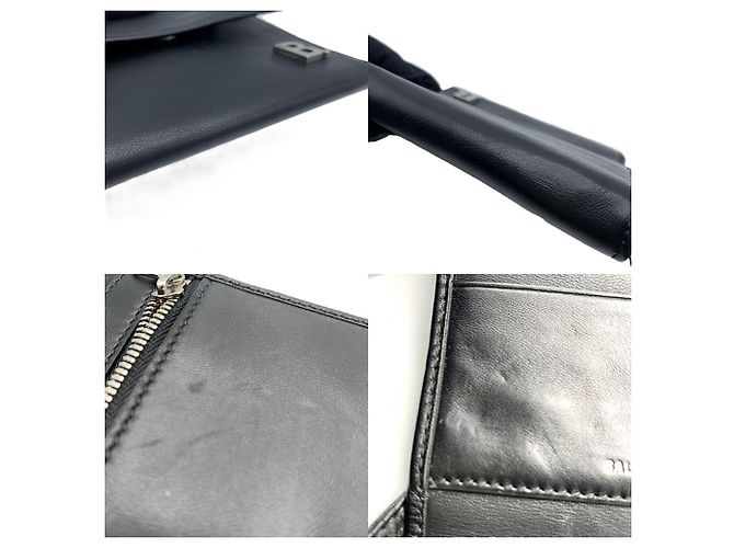 Everyday Carteira de ombro em couro preto Balenciaga - vista 6