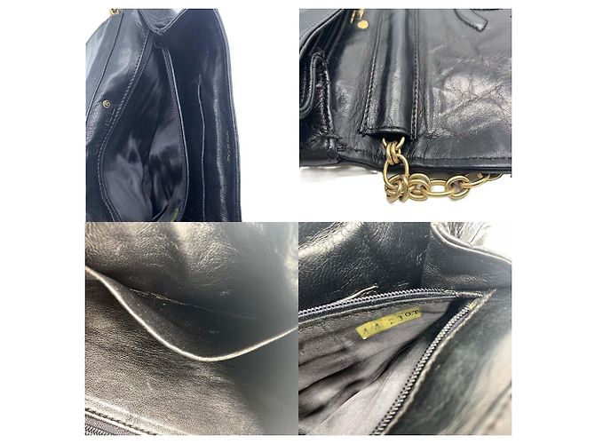 Borsa a spalla in pelle di agnello con catena Chanel - vista 5