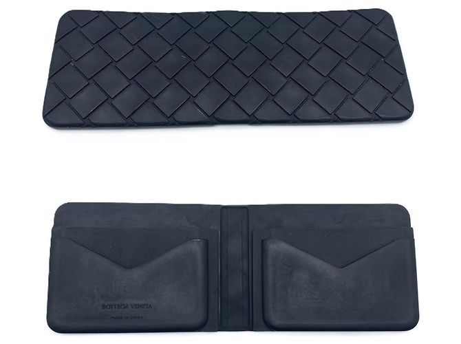 Billetera Bifold Intrecciato de Bottega Veneta Negro - vista 3