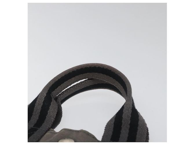 Hermès HERMES Fourre Tout PM Handtasche aus Canvas Grau Auth ti2740 Braun - Ansicht 8