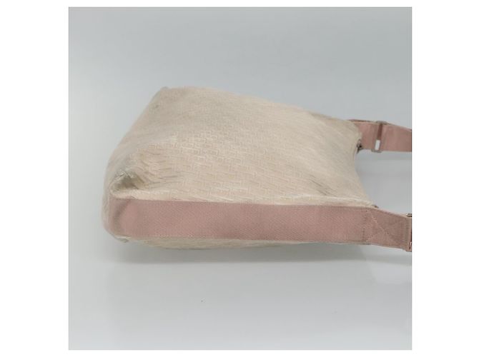 Christian Dior Trotter Canvas Schultertasche Beige Rosa Silber Authentisch mr996 - Ansicht 3