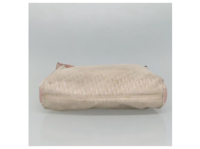 Christian Dior Trotter Canvas Schultertasche Beige Rosa Silber Authentisch mr996 - Ansicht 5