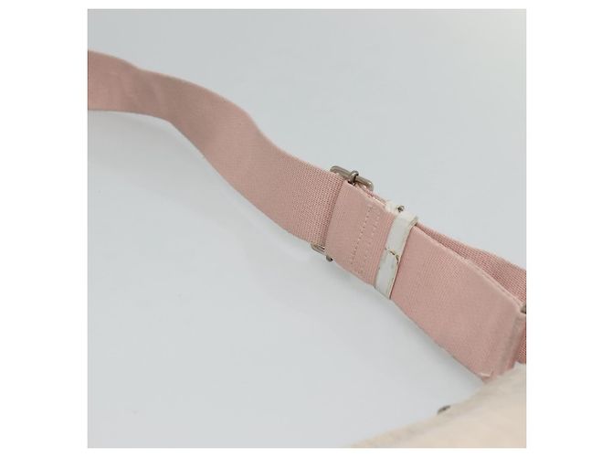 Christian Dior Trotter Canvas Schultertasche Beige Rosa Silber Authentisch mr996 - Ansicht 8