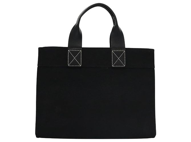 Borsa a mano in tela nera BURBERRY Blue Label Auth ac3538 Nero - vista 2