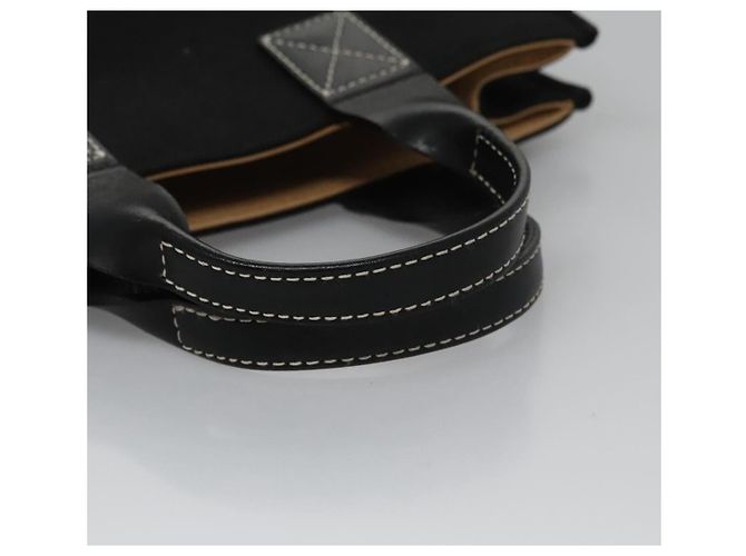 Borsa a mano in tela nera BURBERRY Blue Label Auth ac3538 Nero - vista 7