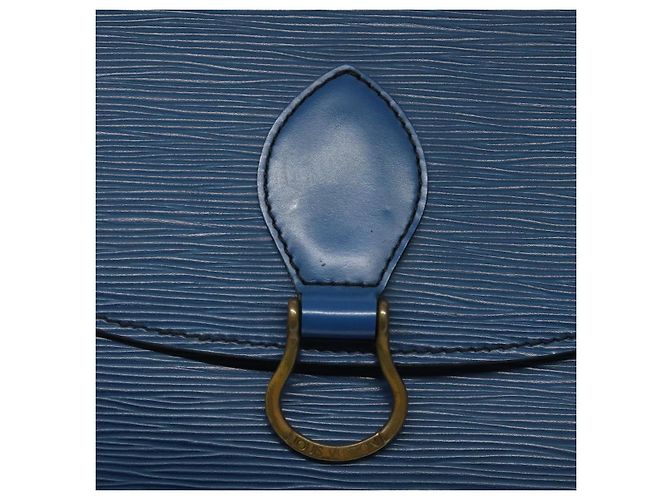 LOUIS VUITTON Borsa a Spalla Epi Saint Cloud GM Blu Toledo M52195 LV Auth yk16925 - vista 19
