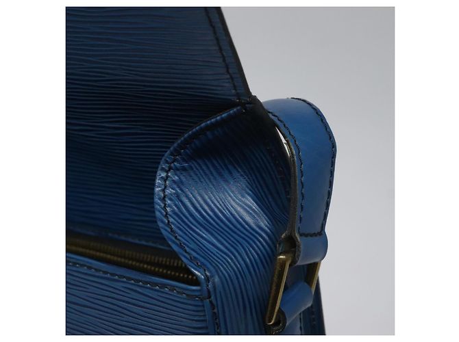 LOUIS VUITTON Borsa a Spalla Epi Saint Cloud GM Blu Toledo M52195 LV Auth yk16925 - vista 21
