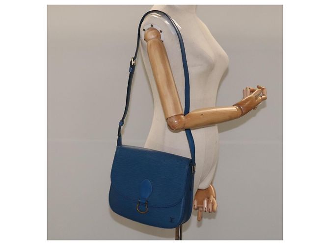 LOUIS VUITTON Borsa a Spalla Epi Saint Cloud GM Blu Toledo M52195 LV Auth yk16925 - vista 25