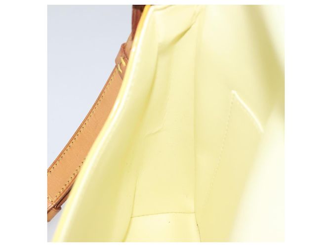 LOUIS VUITTON Borsa Thompson Street Monogram Vernis Gialla M91071 LV Auth yk17007 D'oro - vista 19