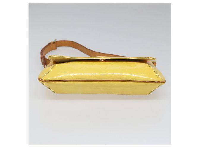 LOUIS VUITTON Borsa Thompson Street Monogram Vernis Gialla M91071 LV Auth yk17007 D'oro - vista 5