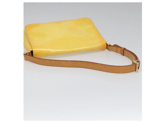 LOUIS VUITTON Borsa Thompson Street Monogram Vernis Gialla M91071 LV Auth yk17007 D'oro - vista 7