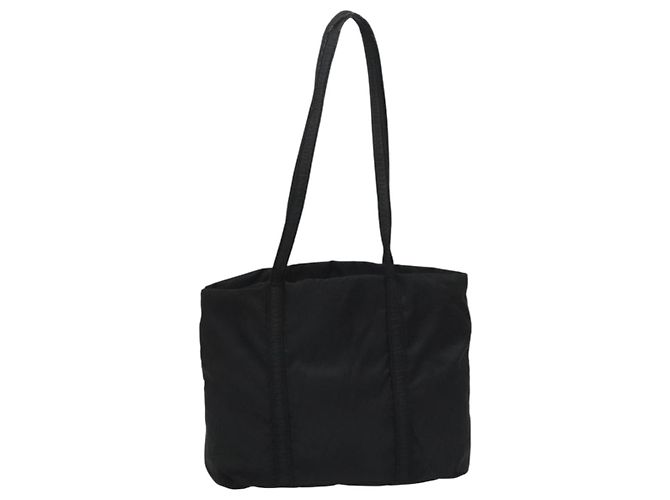 PRADA Borsa Tote Nylon Nera Argento Auth bs21891 Nero - vista 13