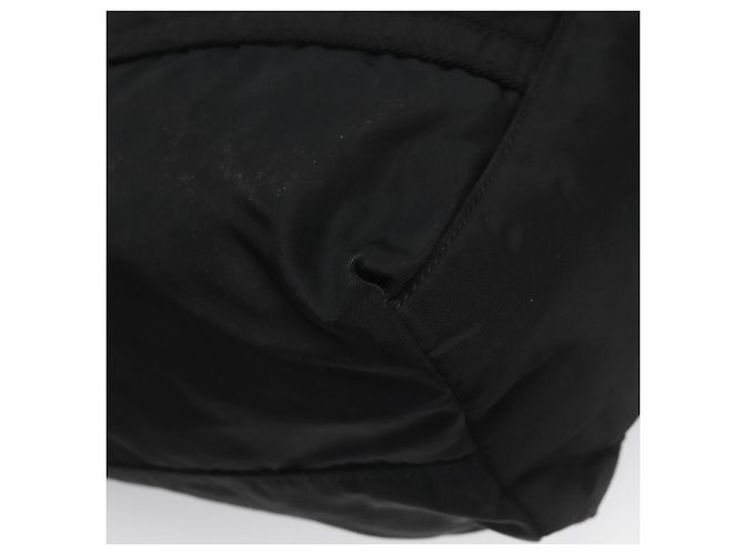 PRADA Borsa Tote Nylon Nera Argento Auth bs21891 Nero - vista 16