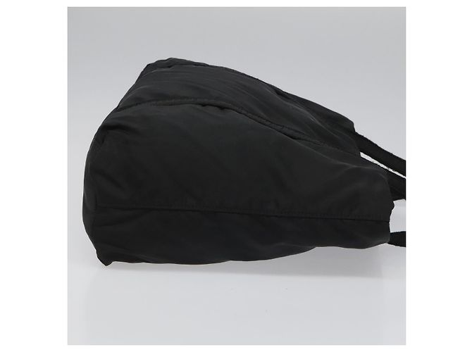 PRADA Borsa Tote Nylon Nera Argento Auth bs21891 Nero - vista 3