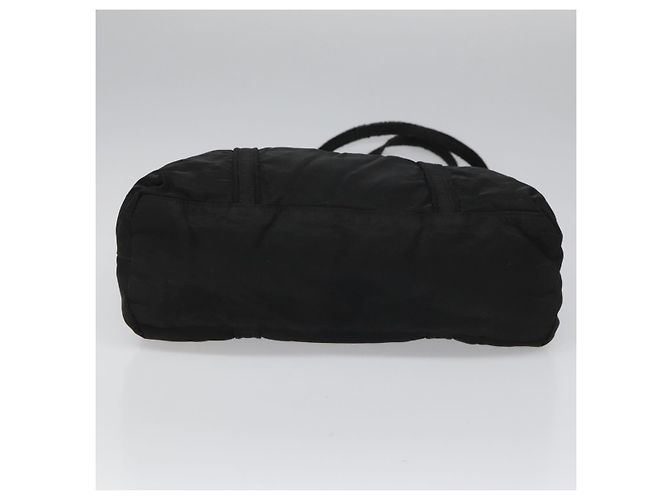 PRADA Borsa Tote Nylon Nera Argento Auth bs21891 Nero - vista 5