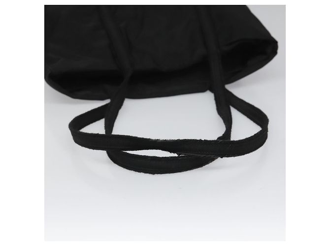 PRADA Borsa Tote Nylon Nera Argento Auth bs21891 Nero - vista 7