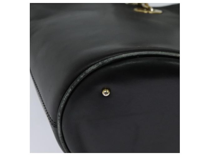 Céline Borsa a spalla CELINE in pelle nera e oro Auth 110823 Nero D'oro - vista 16