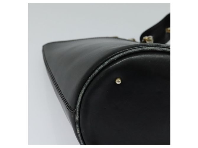 Céline Borsa a spalla CELINE in pelle nera e oro Auth 110823 Nero D'oro - vista 9
