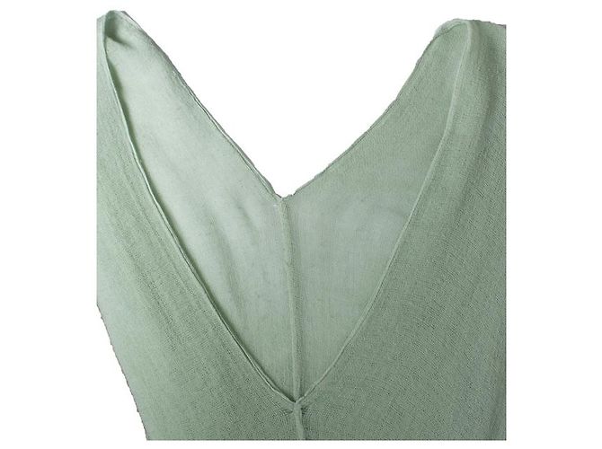 Autre Marque Caravana, abito verde oversize senza maniche - vista 5