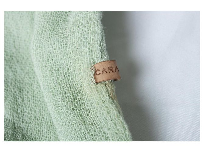 Autre Marque Caravana, abito verde oversize senza maniche - vista 6