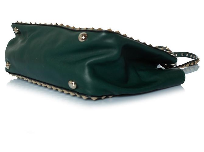 Borsa in pelle Rockstud di Valentino Garavani Verde - vista 5