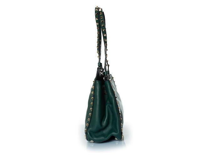 Borsa in pelle Rockstud di Valentino Garavani Verde - vista 6