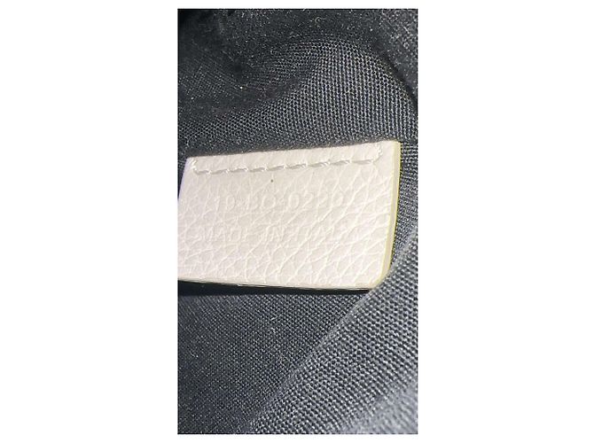 Borsa a tracolla Dior x Daniel Arsham in pelle Eggshell Bianco sporco - vista 16